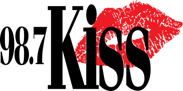 98.7 Kiss FM logo